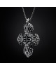 William Henry Pax Cross Necklace in Sterling Silver
